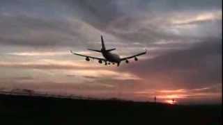 British Airways 747-400 Lands at IAH (HD + GoPro)