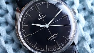 Omega Seamaster Cosmic w rare black crosshair dial - ref 135.017, cal 601 from 1966