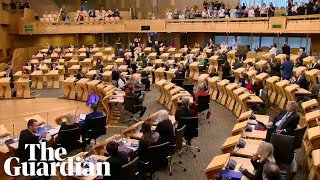 Hecklers interrupt passing of Scottish gender recognition bill