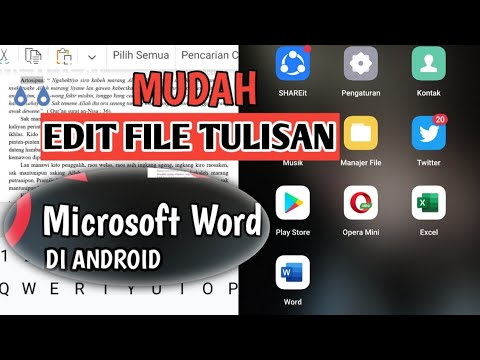 CARA EDIT FILE MICROSOFT WORD DI ANDROID DENGAN MUDAH - YouTube