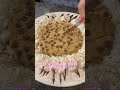 giant cookie monster diner cookie hidden monster newyork chocolatechipcookies knife fork