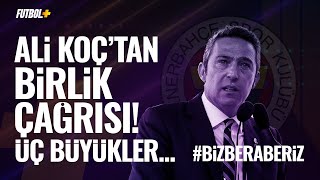 Fenerbahçe Başkanı Ali Koç devam eden yardım çalışmaları hakkında bilgi verdi! #BizBeraberiz