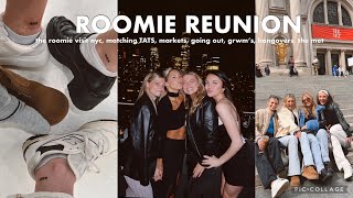 THE ROOMIES ARE BACK | the girls take nyc, matching tats, behind the scenes of catching up