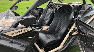 New Can Am X3 XRC RR/ Installed  new ACE Daytona Series Seats!