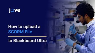Tutorial: How to upload a SCORM file to Blackboard Ultra