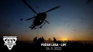 24. 3. 2022 - Požár lesa Lipí