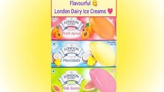 Delicious 😋 London Dairy Ice Creams ❤️ 3 New Flavours Unboxing #shorts #youtubeshorts Food Recharge