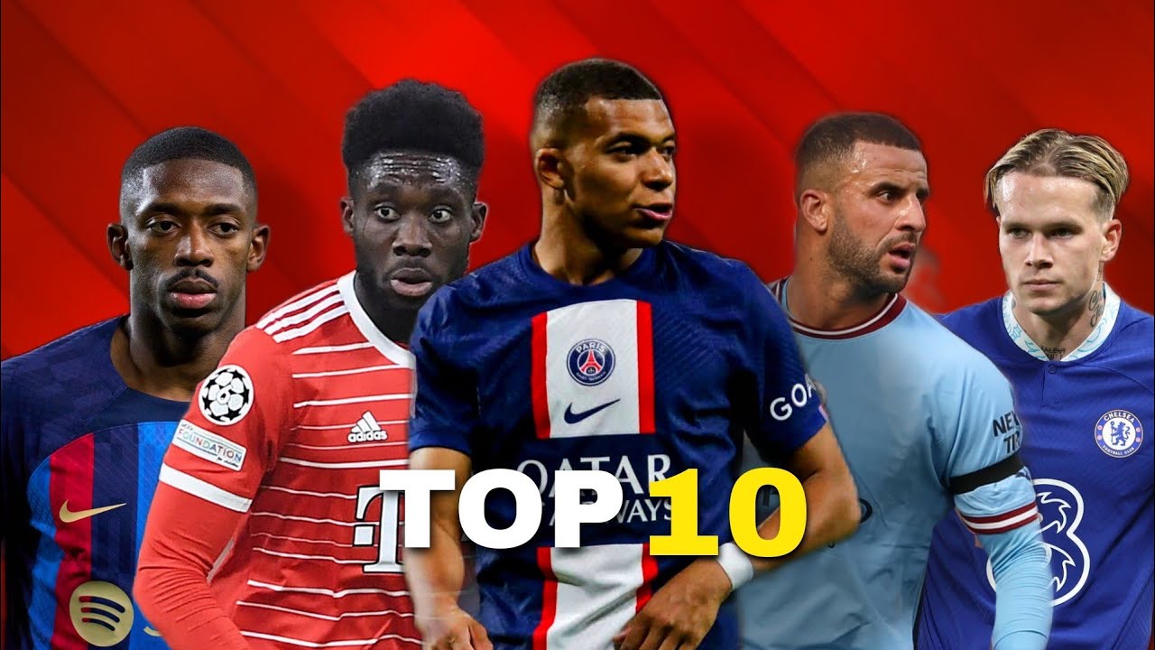 Top 10 Fastest Players In The World 2023 - YouTube