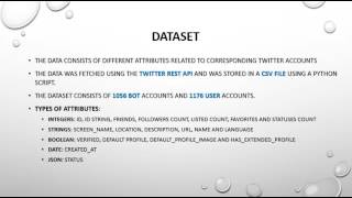 Twitter Bot Detection using Machine Learning Algorithms