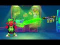 Kick the buddy lab pass showcase. all weapons, background, and outfit.