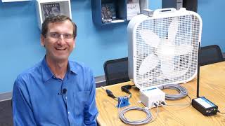 Demonstration of Wireless Sensor for Motors, Gearboxs, or Bearings - Predictive Maintenance