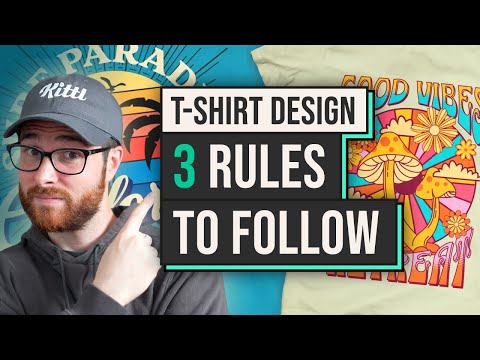 The 3 most important rules for t-shirt design