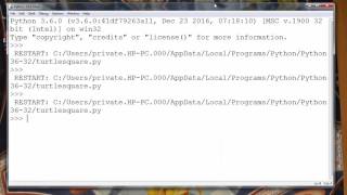 How to Draw a Square with Turtle Graphics in Python programming language
