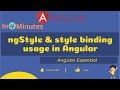 Dynamic Styles in Angular: Using Style Bindings and ngStyle Directive | LSC