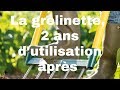 La grelinette, 2 ans d'utilisation après