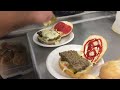 making a american steamed cheeseburger