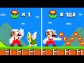 Can Mario Collect 999 FIRE FLOWER In New Super Mario Bros.Wii?? | Game Animation