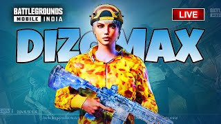 DIZOMAX Is Live Ace Master 6KD Solo vs Squad BGMI 3.5 Update #bgmi #live #shorts #dizomax #gaming