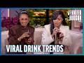 Tia Mowry, GloRilla & JHud Try Unusual Viral Drinks!