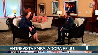 Mari Carmen Aponte da su última entrevista como embajadora de EE. UU. en Panamá