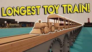 LONGEST TOY TRAIN EVER & NEW BEACH TOWN! - Tracks- The Train Set Game Gameplay - Toy Train