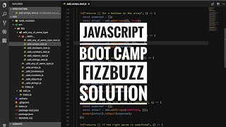 Javascript boot camp - FizzBuzz solution