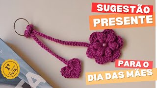 Chaveiro / Marca páginas Sugestão de presente para o dia das mães