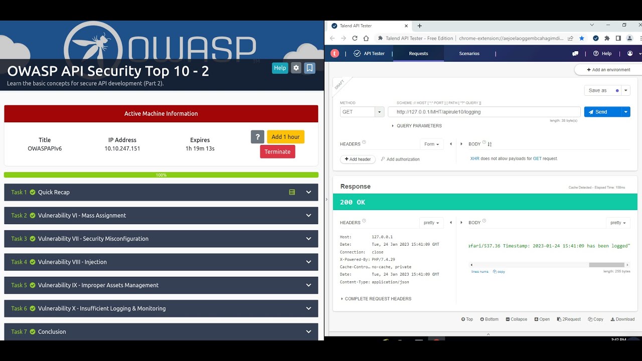 Tryhackme Owasp Api Security Top 10 2