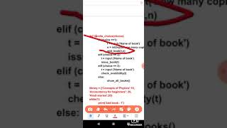 python program - Library Management - part 2/2 -- Example of functions in python