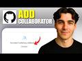 How To Add A Collaborator To A Repository In GitHub (Tutorial 2026)