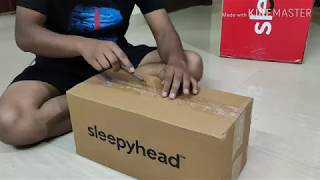 Unboxing sleepyhead mattress and pillow