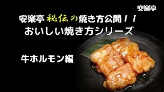 おいしい焼き方シリーズ　牛ホルモン編