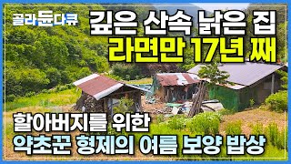 우연히 방송에서 본 ‘라면만 먹는 할아버지’ 그냥 지나칠 수 없었던 약초꾼 형제의 여름 보양 밥상│산이 맺어준 특별한 인연, 가슴 따뜻한 여름 이야기│닭백숙│한국기행│#골라듄다큐