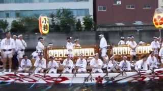 難波八坂神社・道頓堀船渡御・木場小若衆どんどこ船の手打ち