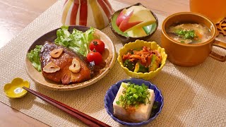 作り置きなし！30分で一汁三菜晩ごはん