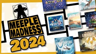 Meeple Madness 2024 - This Year's Board Game Sweet 16!