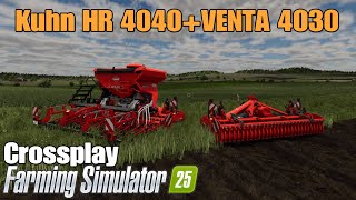 Kuhn HR 4040 + VENTA 4030 / FS25 Crossplay Mod