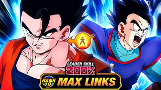 HAHAHAHAHAHAHAHAHAHAHA LEVEL 10 LINKS 100% EZA TEQ ULTIMATE GOHAN! (DBZ: Dokkan Battle)