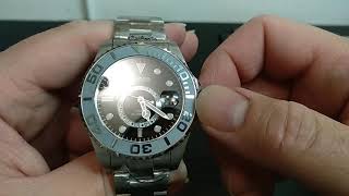 BLIGER E2417 AUTOMATIC GMT CERAMIC BEZEL WATCH UNBOXING