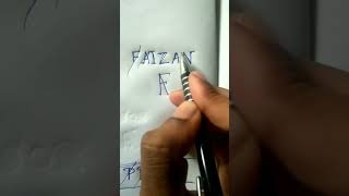 FAIZAN NAME LOGO. #art #shortvideos #trending #viral #status #shorts #short