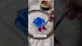 #trending #threadverve#viralvideo #fabricpainting #viral #viralvideo#trending #art #embroidery #diy