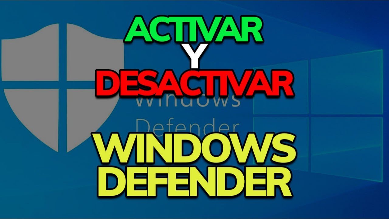 Desactivar Windows Defender Cmd