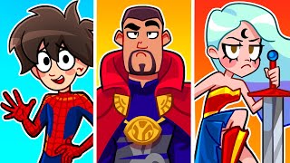 ⚡The Avengers of DUH 👑✨ || Superheroes in College by DUH