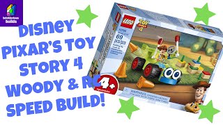 Speed Build | LEGO Disney Pixar’s Toy Story 4 Woody \u0026 RC 10766 Building Kit