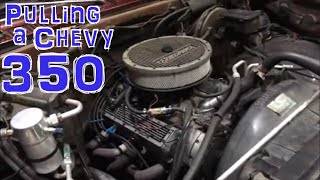 Pulling The SBC 350 Engine Out - 1983 Chevrolet C10 Silverado Pickup Truck, Diagnose By The Sound?