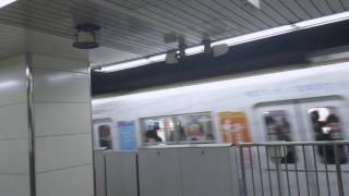 大阪市営地下鉄御堂筋線心斎橋駅ホームー改札エレベータ(No.1)(2017)osaka city subway midousuji line shinsaibashi st elevator