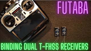 Redundant RC Aircraft Systems: Binding 2 Futaba T-FHSS Receivers