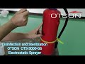 disinfection and sterilization otson ots 3000 g6 electrostatic sprayer