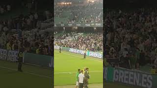 Lo Celso tras el partido Betis-Espanyol. 29-09-24 #realbetis #football