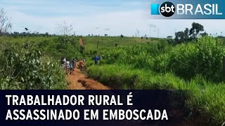 Trabalhador rural é assassinado em emboscada | SBT Brasil (11/04/23)